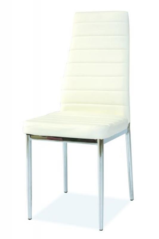 Jídelní čalouněná židle H.261 bílá