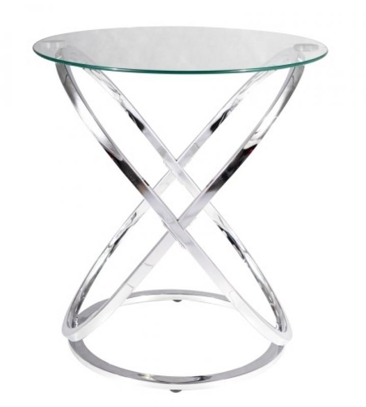 Konferenční stolek EOS C chróm/sklo