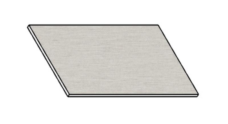Kuchyňská pracovní deska 30 cm aluminium mat