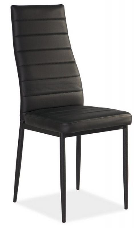 Jídelní čalouněná židle H.261C černá