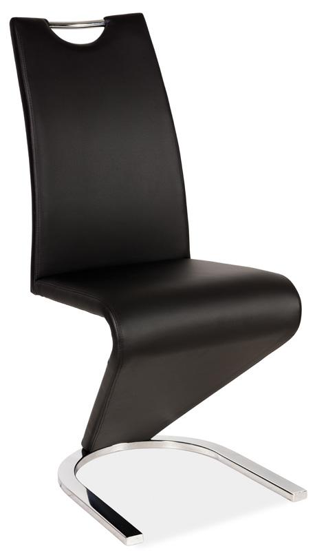 Jídelní čalouněná židle H-090 černá