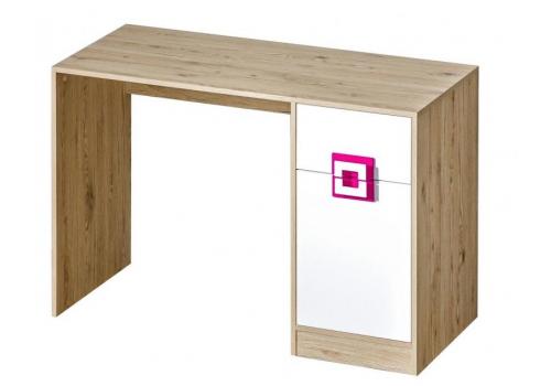 <h3 class=ctjt>Pracovní stůl NIKO 10 dub jasný/bílá/růžová</h3><img src=/stul-psaci-stul-kancelarsky-stul-stul-pod-pocitac-pc-stul-jidelni-stul-detsky-pokoj-kancelar-loznice-obyvak_pfoto-small-DUzKJ-2009051909.jpg> Pracovní stůl NIKO 10 dub jasný/bílá/růžová