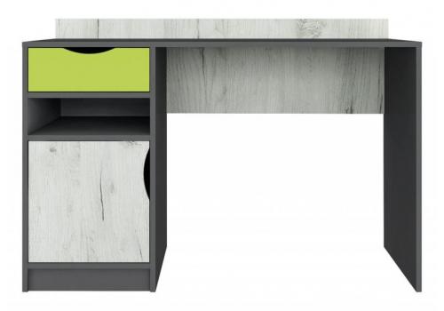 Psací stůl DISNEY dub kraft bílý/šedý grafit/limeta