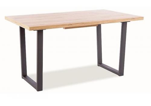Jídelní stůl rozkládací VITO 138x85 dub wotan/černá