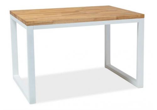 <h3 class=ctjt>Jídelní stůl LORAS II 150x90 dýha dub/bílá</h3><img src=/stul-psaci-stul-kancelarsky-stul-stul-pod-pocitac-pc-stul-jidelni-stul-jidelna-kancelar-kuchyne_pfoto-small-XLt5O-2009051011.jpg> Jídelní stůl LORAS II 150x90 dýha dub/bílá