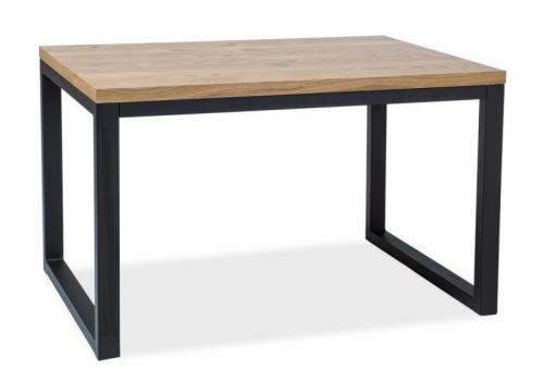 <h3 class=ctjt>Jídelní stůl LORAS II 120x80 dub masiv/černá</h3><img src=/stul-psaci-stul-kancelarsky-stul-stul-pod-pocitac-pc-stul-jidelni-stul-jidelna-kancelar-kuchyne_pfoto-small-XLt5O-2009051012.jpg> Jídelní stůl LORAS II 120x80 dub masiv/černá