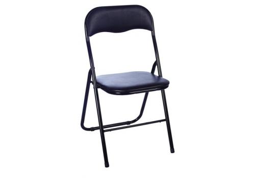 Kovová čalouněná židle TIPO černá