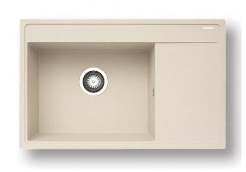 Pyragranitový dřez CAMEA 1B 1D LH (79x50) vanilla