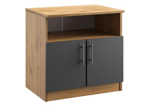 Komoda 2D OFFICE KIT dub apalačský/šedá