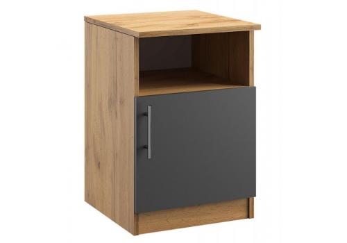 Komoda 1D OFFICE KIT dub apalačský/šedá