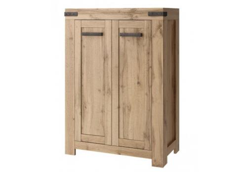 Komoda 2D do předsíně RIMOTTO, dub Wotan