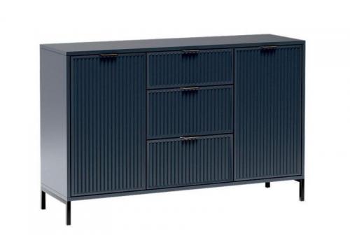 Komoda na nohách 2D3S ODEON indigo