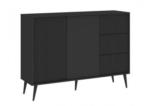 BARCELONA stylová komoda 2D3S, antracit