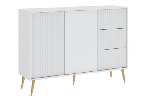 BARCELONA stylová komoda 2D3S, bílá