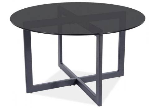 Konferenční stolek BEKY A kouřové sklo/černá