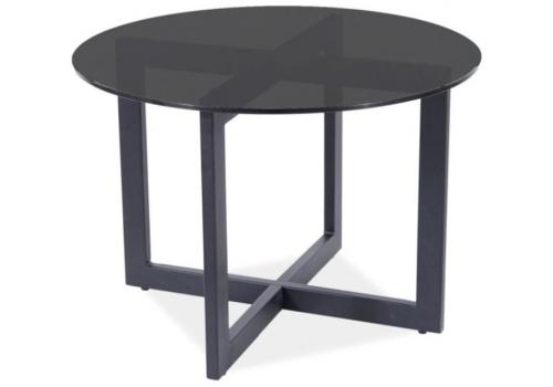 Konferenční stolek BEKY B kouřové sklo/černá