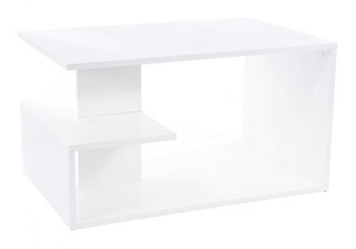 Konferenční stolek TERKA 90 bílá mat