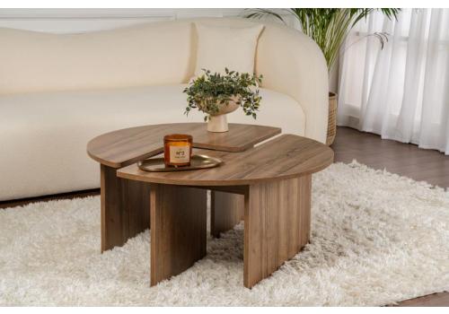 Moira dvoudílný konferenční stolek, ořech