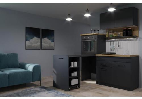 SENSE kuchyňská linka 160, Antracit / Artisan