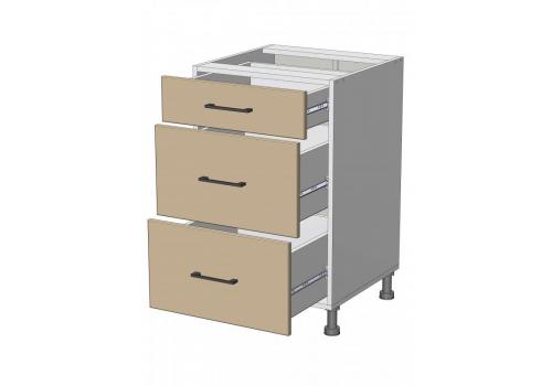 blenda - boční panel š.55, v.71, Kaiser PAN720550, ledově šedý lesk