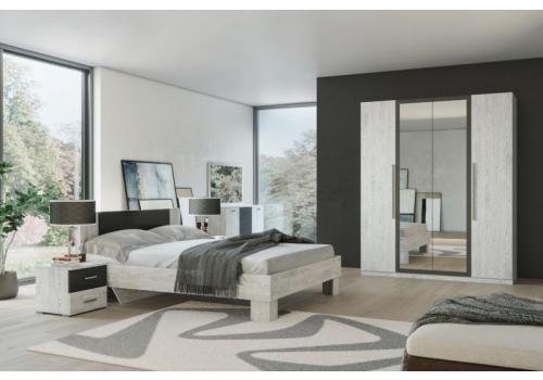 AGADIR ložnicová sestava, antracit/light artwood