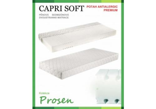 Zdravotní matrace pěnová - CAPRI SOFT potah Anti-Allergic Premium