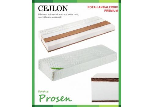 Zdravotní matrace pěnová - CEJLON potah Anti-Allergic Premium