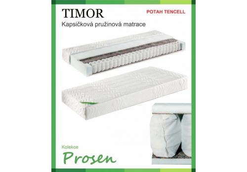 Zdravotní matrace pružinová - TIMOR potah Tencell