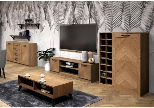Obývací sestava MIRI dub rustikální
