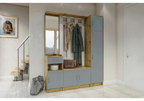 SARAH předsíňová sestava, činčila/dub Artisan