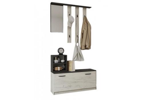 RENO předsíň, craft bílý / grafit