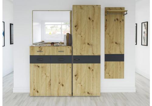 URBAN předsíňová sestava, dub Artisan/antracit