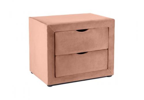 Noční stolek ETON 002 velvet starorůžová