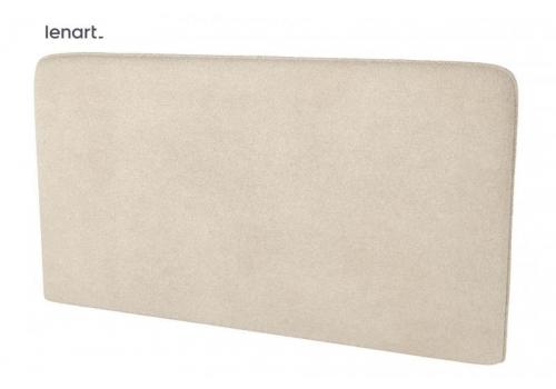 Polstrovaný záhlavník k posteli 140 cm barva béžová boucle
