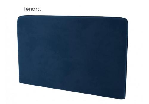Polstrovaný záhlavník k posteli 120 cm barva modrý granát