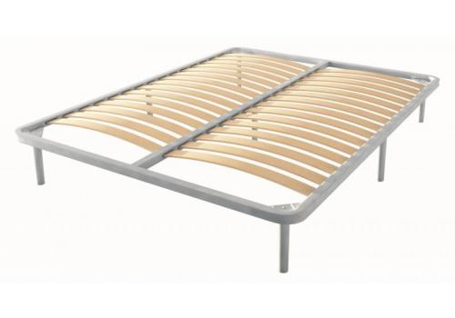 Kovová postel-rošt s nožkama GIRONA 100 cm