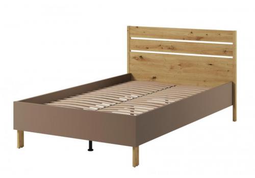 Postel s roštem 120 LIMERA barva dub artisan/lanýž