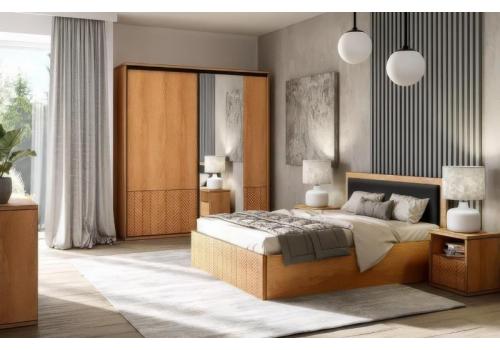 Postel 160 x 200 cm KERBIS dub karamel