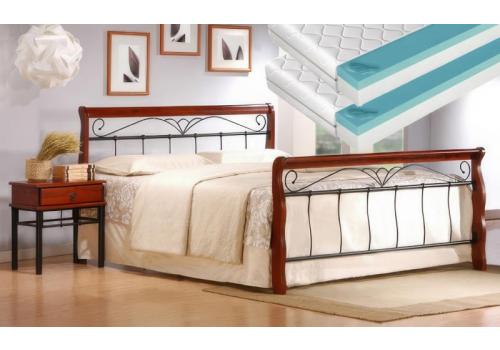 Postel 180x200 cm BENÁTKY + 2 ks matrace 90 cm FUTURA 90