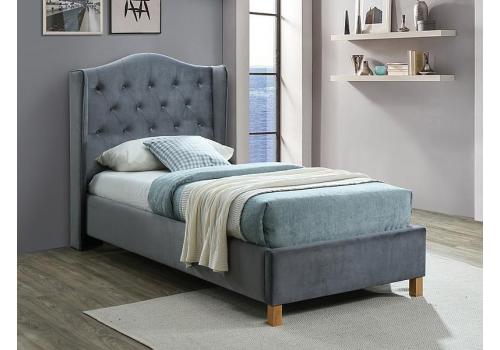 <h3 class=ctjt>Postel NESP VELVET 90x200 cm šedá</h3><img src=/postel-spanek-loznice_pfoto-small-mxSwD-2009064327.jpg> Postel NESP VELVET 90x200 cm šedá