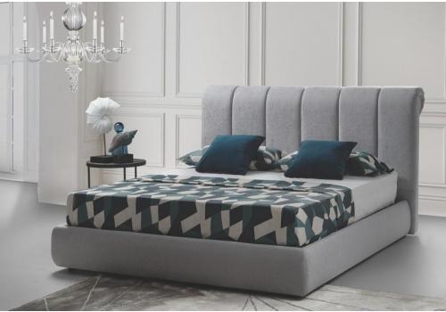Čalouněná postel 160x200 LOVERO šedá