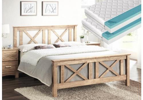 Postel TEXAS II 180x200 cm + 2 ks matrace FUTURA 90