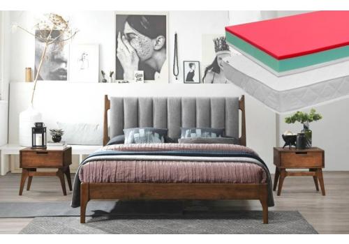 Postel ARGOS 180x200 cm + 2 ks matrace LITERA 90