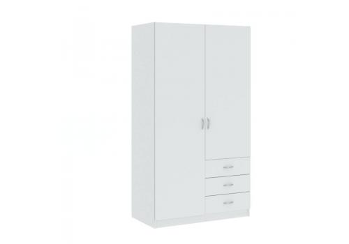 GAYA šatní skříň 2D3S, bílá