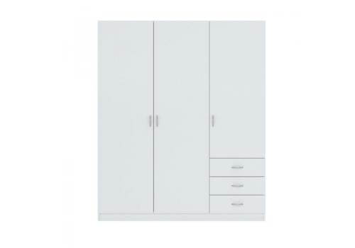 GAYA šatní skříň 3D3S, bílá
