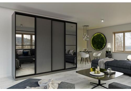 LUCA šatní skříň 280, grafit