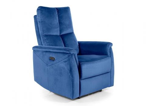 NEPTUNVM polohovací křeslo s masážní funkcí, granátová