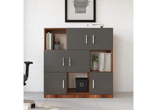 ZYRIE office skříňka, baroko/antracit
