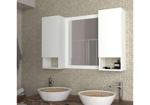 GOJA koupelnová závěsná skříňka, bílá