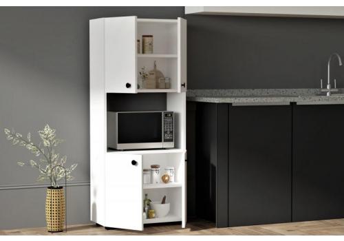 Ayaz skříňka na mikrovlnku, bílá